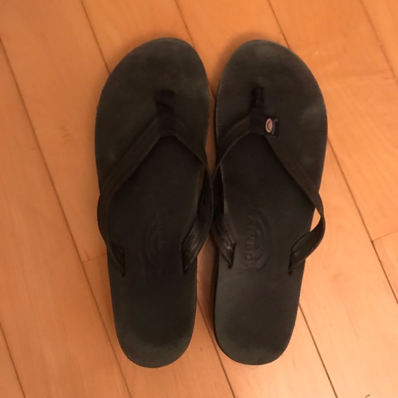 rainbow sandals black womens